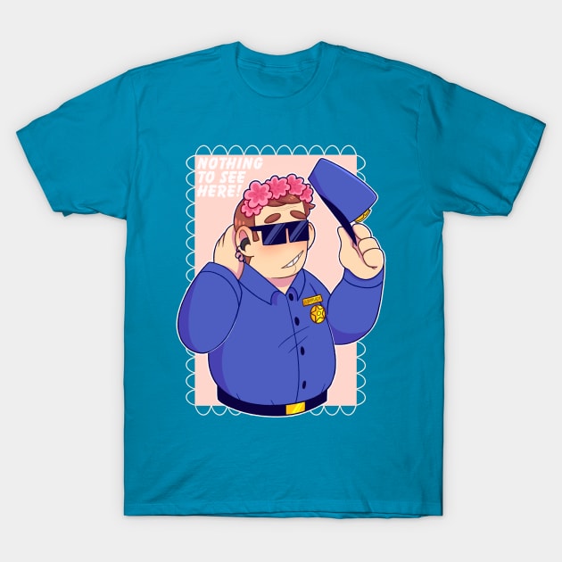Officer Buttbaby T-Shirt by FrankenPup